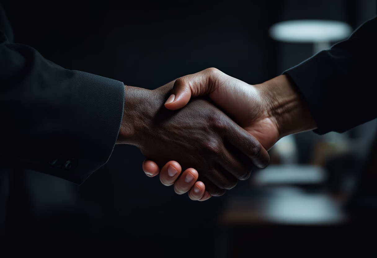 image of a handshake for a pr firm